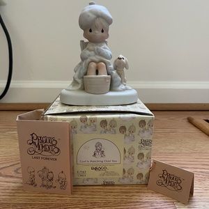 Precious Moments God Is Watching Over You 1981